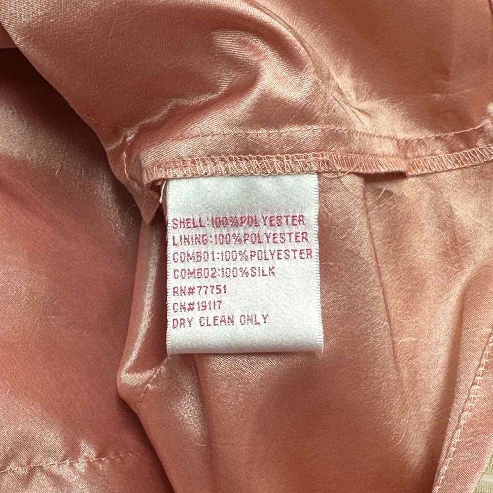 Betsey Johnson Pink Satin Ruffle Cocktail Dress - Picture 7 of 11